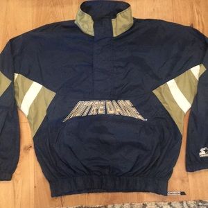 Vintage Norte Dame starter jacket